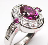 ルビーリング　手作りリフォーム作品　宝石工房ながお