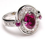 ルビーリング　手作りリフォーム作品　宝石工房ながお