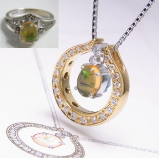 中石入替ペンダント　宝石工房ながお