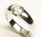 ダイヤリング　0.77ｃｔ　手作り