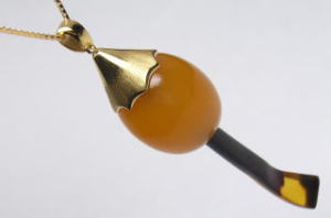 ブラックオパールの指輪　オーダーメイド　宝石工房ながお