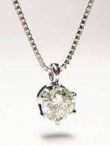 ダイヤペンダント　0.546ｃｔ　宝石工房ながお