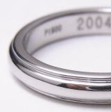 結婚指輪　鍛造で手作り作品　宝石工房ながお