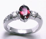 ルベライトリング　オーダーリフォーム作品