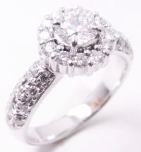 ダイヤリング　0.504ｃｔ　手作り作品