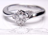 ダイヤリング　0.573ｃｔ　手作り作品