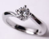 マリッジリング　0.43ｃｔ　手作り