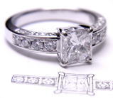 プリンセスダイヤリング　1.0ｃｔ　手作り