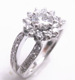 0.422ダイヤリング　手作り