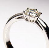 ダイヤリング0.557ｃｔ　手造りリフォーム作品