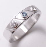 メンズリング　ｐｔ900　手作り