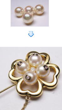 ブラックオパールの指輪　オーダーメイド　宝石工房ながお