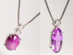 ペンダント　リフォーム作品　宝石工房ながお