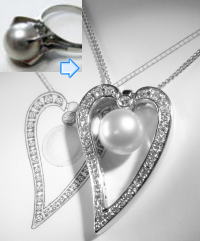 ブラックオパールの指輪　オーダーメイド　宝石工房ながお